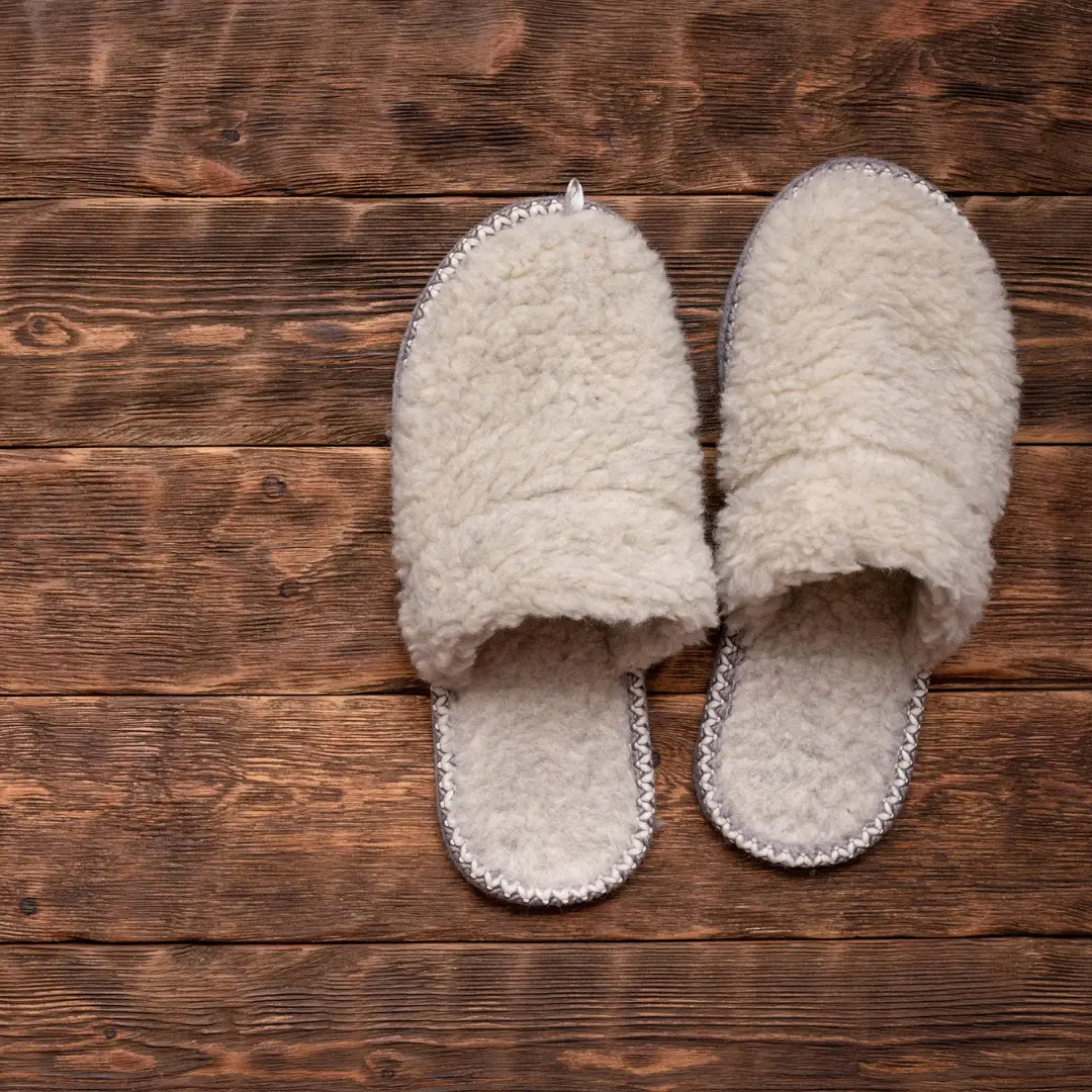 sustainable wool slippers